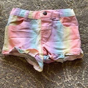 Rainbow baby shorts